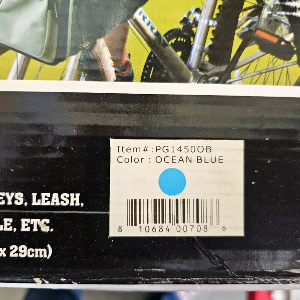 New Pet Gear 3-in-1 Bike Basket - Blue
